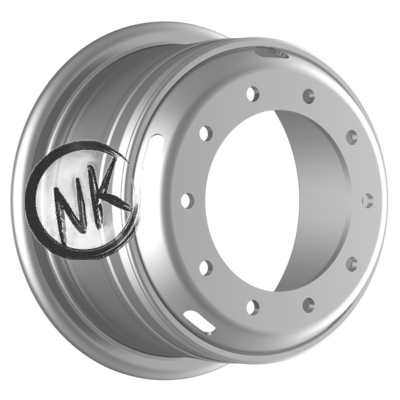 Kronprinz/Accuride 8,5×20/10×335 ET163 D281 M22 Black (6520-3101012-10) (12 мм) КАМАЗ-6520 3 750 кг 6520-3101012-10