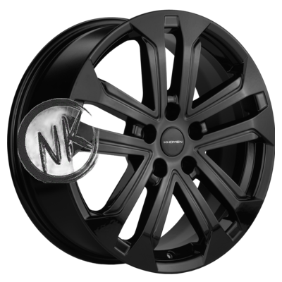 Khomen Wheels 7×18/5×114,3 ET53 D54,1 KHW1803 (Geely Coolray) Black