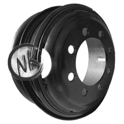 Kronprinz/Accuride 7×20/8×275 ET144 D214 B20DS44 Black (55-П130-3101012) (11 мм) ЗИЛ-130 футор. 2 030 кг