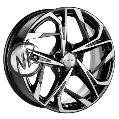 Khomen Wheels 7×17/5×114,3 ET49 D67,1 KHW1716 (Hyundai Elantra) Black-FP