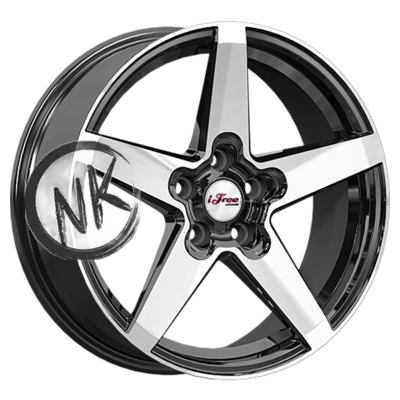 iFree 6,5×17/5×108 ET33 D60,1 Токен (КС1127) Блэк Джек