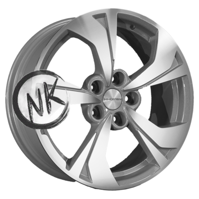 Khomen Wheels 7×17/5×114,3 ET50 D67,1 KHW1724 (CX-5/Seltos/Optima) F-Silver-FP