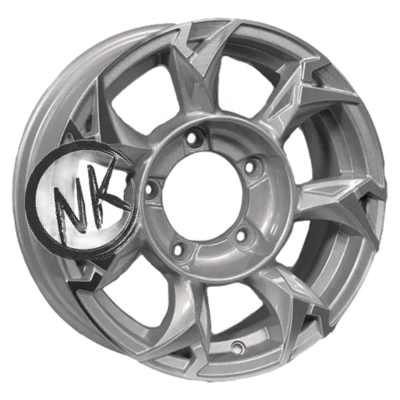 Khomen Wheels 5,5×15/5×139,7 ET5 D98,5 KHW1505 (Lada NIVA 4×4) F-Silver-FP