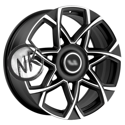 LS Forged 9,5×22/5×120 ET40 D62,6 LS FG59 MBF (конус, Колпак+лого)