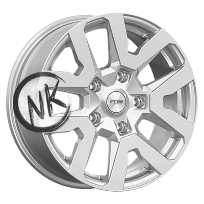 iFree Original 7×17/5×139,7 ET40 D98 Трикстер (Niva) (КС1170) Сильвер