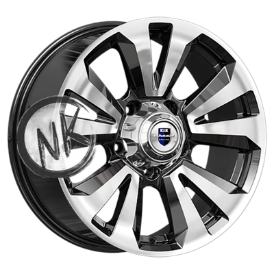 K&K 8×18/5×139,7 ET0 D108,5 Ла-Пас (КС897) Алмаз черный