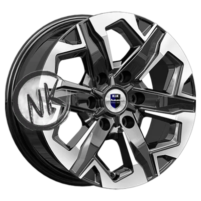 K&K 7,5×17/6×139,7 ET45 D93,1 Тейт (КС1050) Алмаз черный