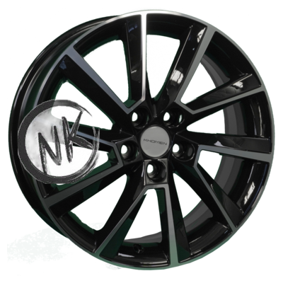 Khomen Wheels 6×16/5×100 ET40 D54,1 KHW1604 (Prius) Black-FP