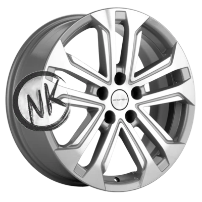 Khomen Wheels 7×18/5×114,3 ET37 D66,5 KHW1803 (Dargo/Jolion) F-Silver-FP