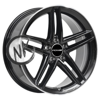 PDW 8,5×18/5×112 ET40 D66,56 FF2127 Gloss Black Machine Edge (PDW)