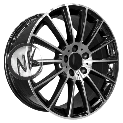 PDW 8×18/5×112 ET35 D66,56 5459 Gloss Black Machine Face (PDW)
