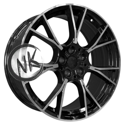 PDW 10×20/5×112 ET33 D66,6 5407 Gloss Black Machine Face (PDW)