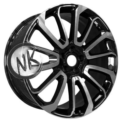 PDW 9,5×22/5×120 ET45 D72,56 7013 Gloss Black Machine Face (PDW)