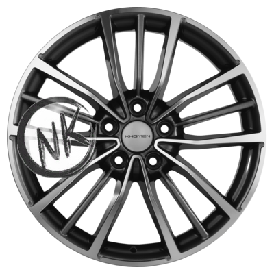 Khomen Wheels 7×18/5×114,3 ET53 D54,1 KHW1812 (Geely Coolray) Gray-FP
