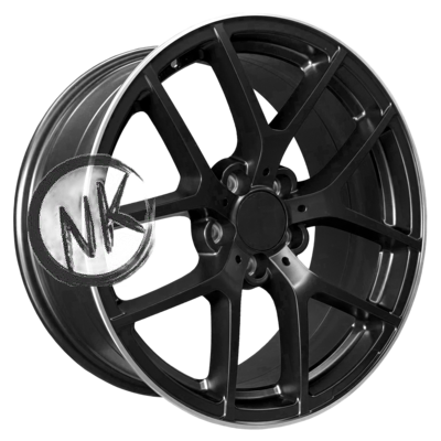 PDW 8×18/5×112 ET35 D66,56 5188 Semi Matt Black+Machine Lip (PDW)