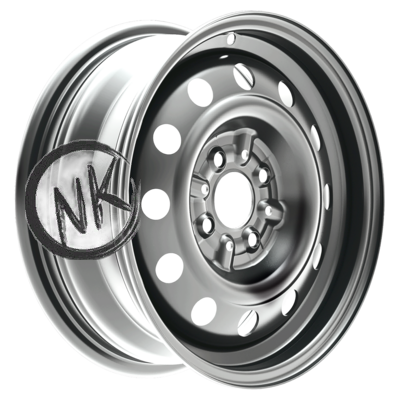 Kronprinz/Accuride 6×15/4×100 ET50 D60 Веста Silver (RZA30452AV) (3,5 мм) 450 кг