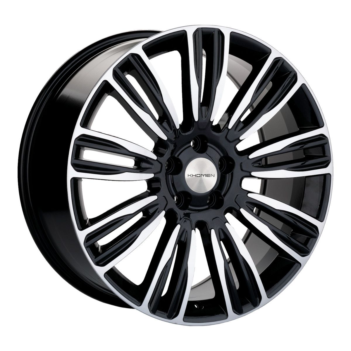 Khomen Wheels  KHW2004 (GAC GS8)  8,5R20 5*120 ET45  d59,5  Black-FP  [KHW200407BLF]  Fb max 815 kg