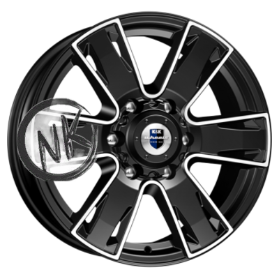 K&K 7×17/6×127 ET40 D77,9 Севенна (КС726) Алмаз черный