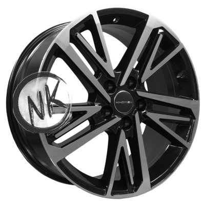 Khomen Wheels 8×18/5×112 ET48 D57,1 KHW1815 (Passat) Black-FP