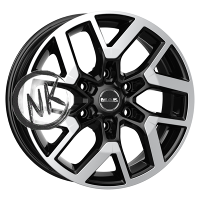 MAK 6,5×16/6×130 ET54 D84,1 Gravel Black mirror