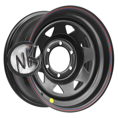 ZEPP 4×4 8×16/6×139,7 ET10 D110 Toyota Nissan Х (треуг. мелкий) Черный (LTM) (с увелич.полкой)