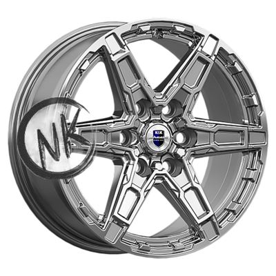 K&K 8×18/6×139,7 ET50 D95,1 Дистрикт (КС1159) Дарк платинум